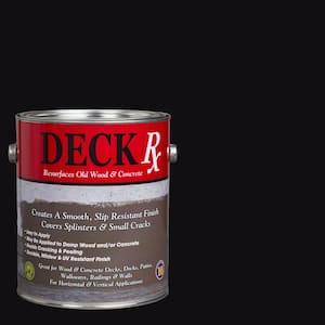 Deck Rx 1 gal. Black Wood and Concrete Exterior Resurfacer