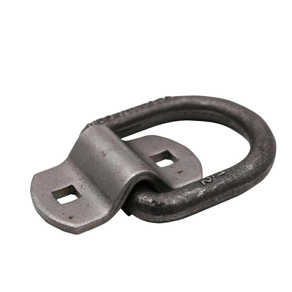 Steel 1 Inch Forged Extended D-Ring With Weld-On Mounting Bracket