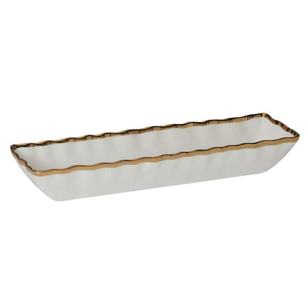 Certified International 13 in. W x 3.5 in. H x 2.25 in. D White