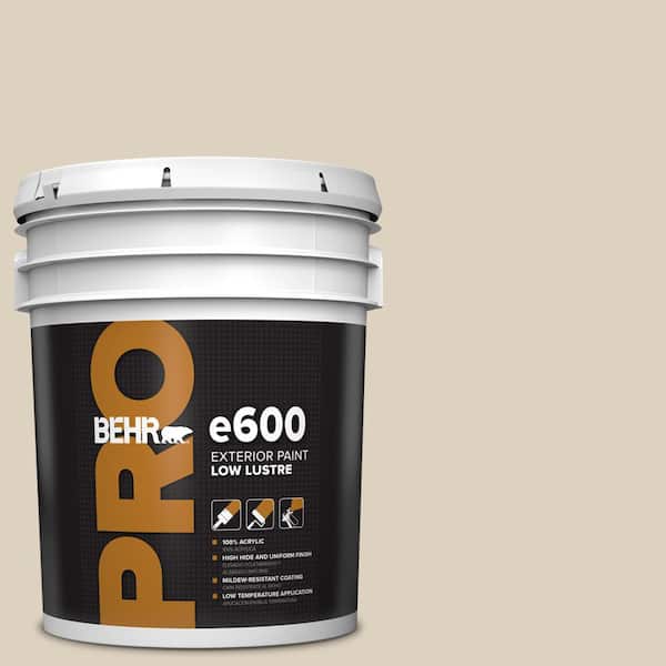 BEHR PRO 5 gal. #PPU7-10 Roman Plaster Low Luster Exterior Paint