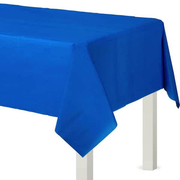 Disposable Table Cloth, 108 Inch x 54 Inch Tablecloth, Black Pack of 28