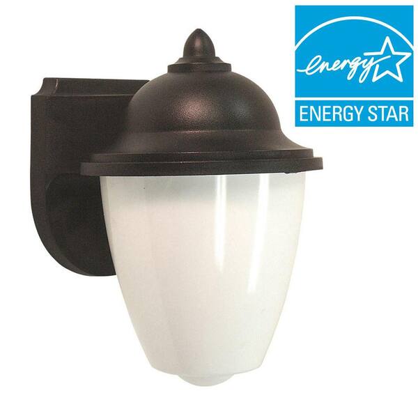 Generation Lighting Lormont 1-Light Black Outdoor Wall Fixture