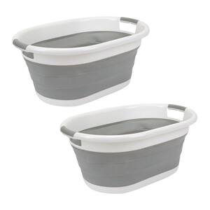 2Pk Collapsible Laundry Basket