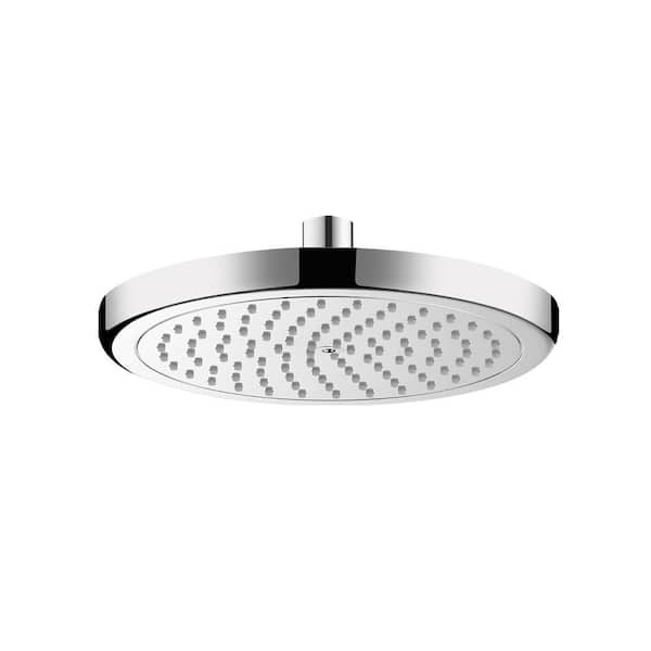 Hansgrohe 1-Spray Pattern with 2.5 GPM 9 in. Wall Mount Rain Fixed Shower Head in Chrome