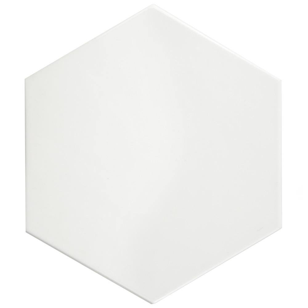 Hexatile Glossy Blanco 7 in. x 8 in. Porcelain Wall Take Home Tile Sample price history on PriceWatchPro