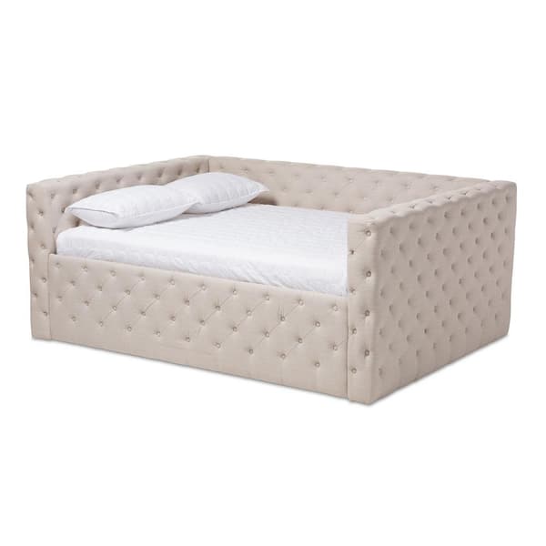 Baxton Studio Anabella Light Beige Daybed