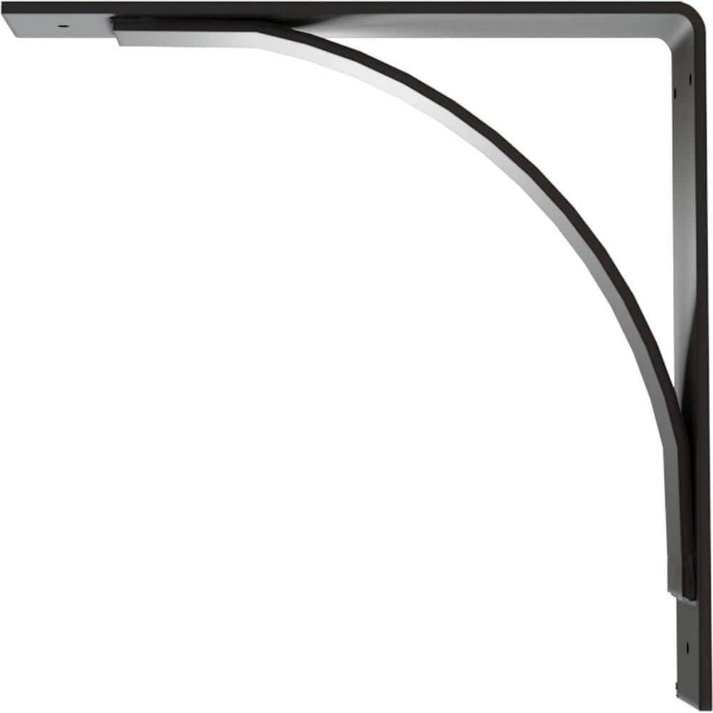 Morris Urban Steel 14" Bracket in Powder Coated Black