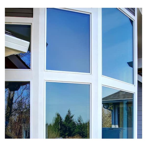 60 in. x 100 ft. PRBL Premium Color High Heat Control and Daytime Privacy Blue Window Film