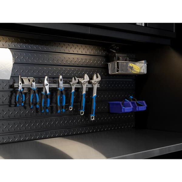 TRINITY PRO 8-Piece Garage Cabinet Drawer Set, Black