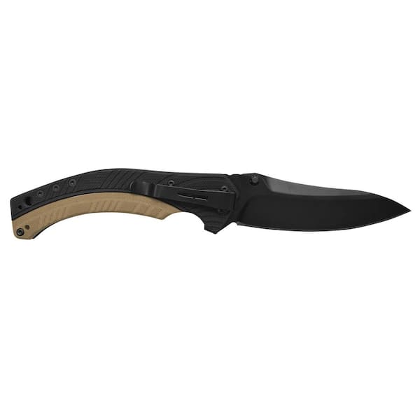 HUBERT® Stainless Steel Cook's Knife with Black Santoprene® Soft