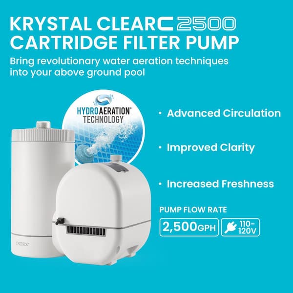 Krystal Clear Saltwater Pool Chlorine System for 4,500 Above Ground Pools