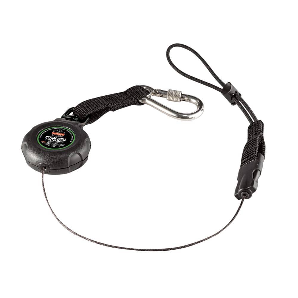 2lb Squids 3001 Standard Black Retractable Single Carabiner with loop end price history on PriceWatchPro