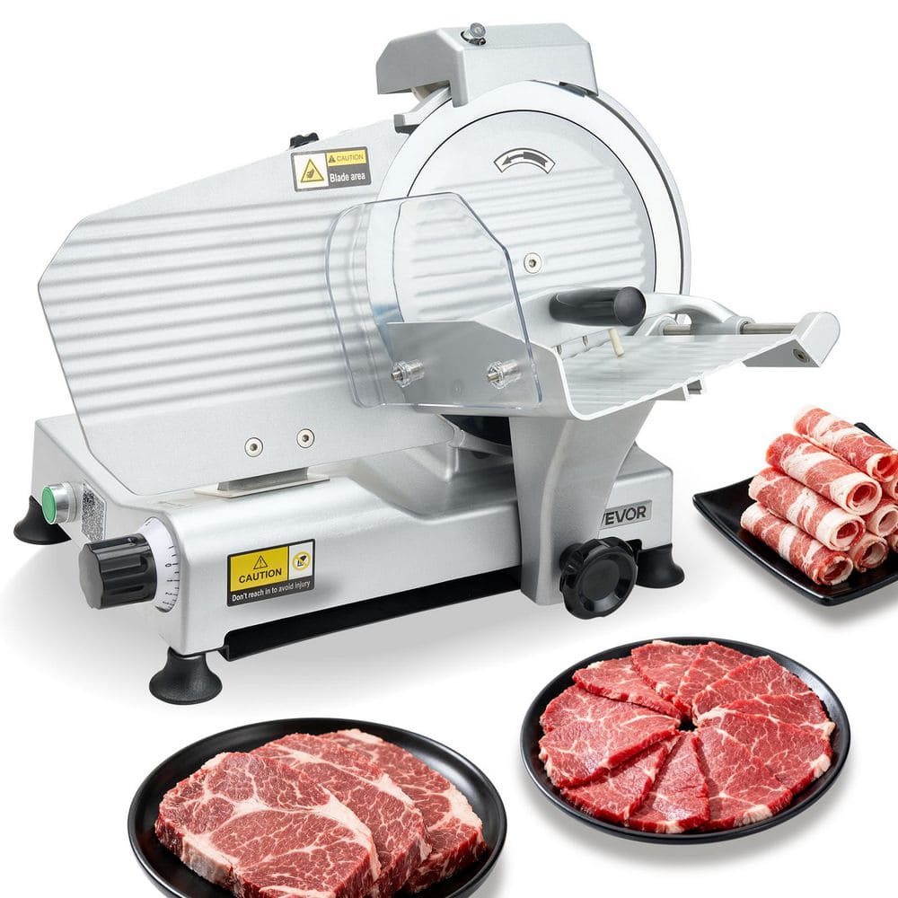 Commercial Meat Slicer, 10 in. Electric Deli Slicer Machine, 320W Food-Slicer with SUS420 Blade, 0-0.4 in. Thickness price history on PriceWatchPro
