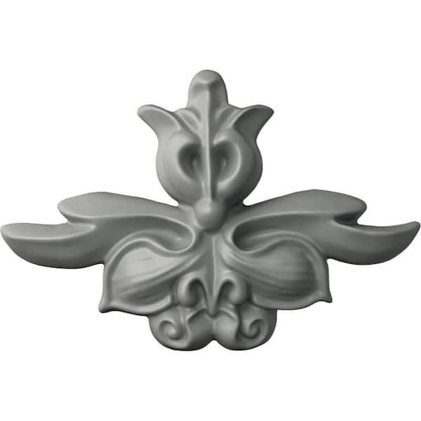 Ekena Millwork 1/2 in. x 5 in. x 3-1/2 in. Polyurethane Ribbon Center Onlay Moulding