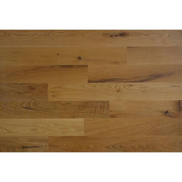 Timberchic 1/8 in. x 4 in. x 12-42 in. Oak Peel and Stick Gold Wooden Decorative Wall Paneling (10 sq. ft./Box)