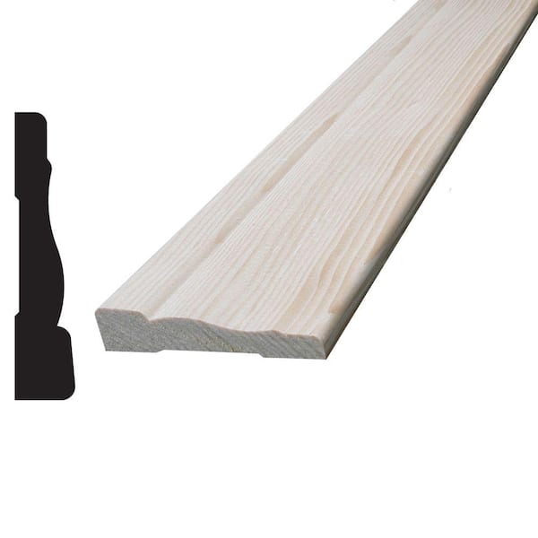 Alexandria Moulding 7/16 in. x 2-1/8 in. x 96 in. Hemlock Wood Casing Moulding
