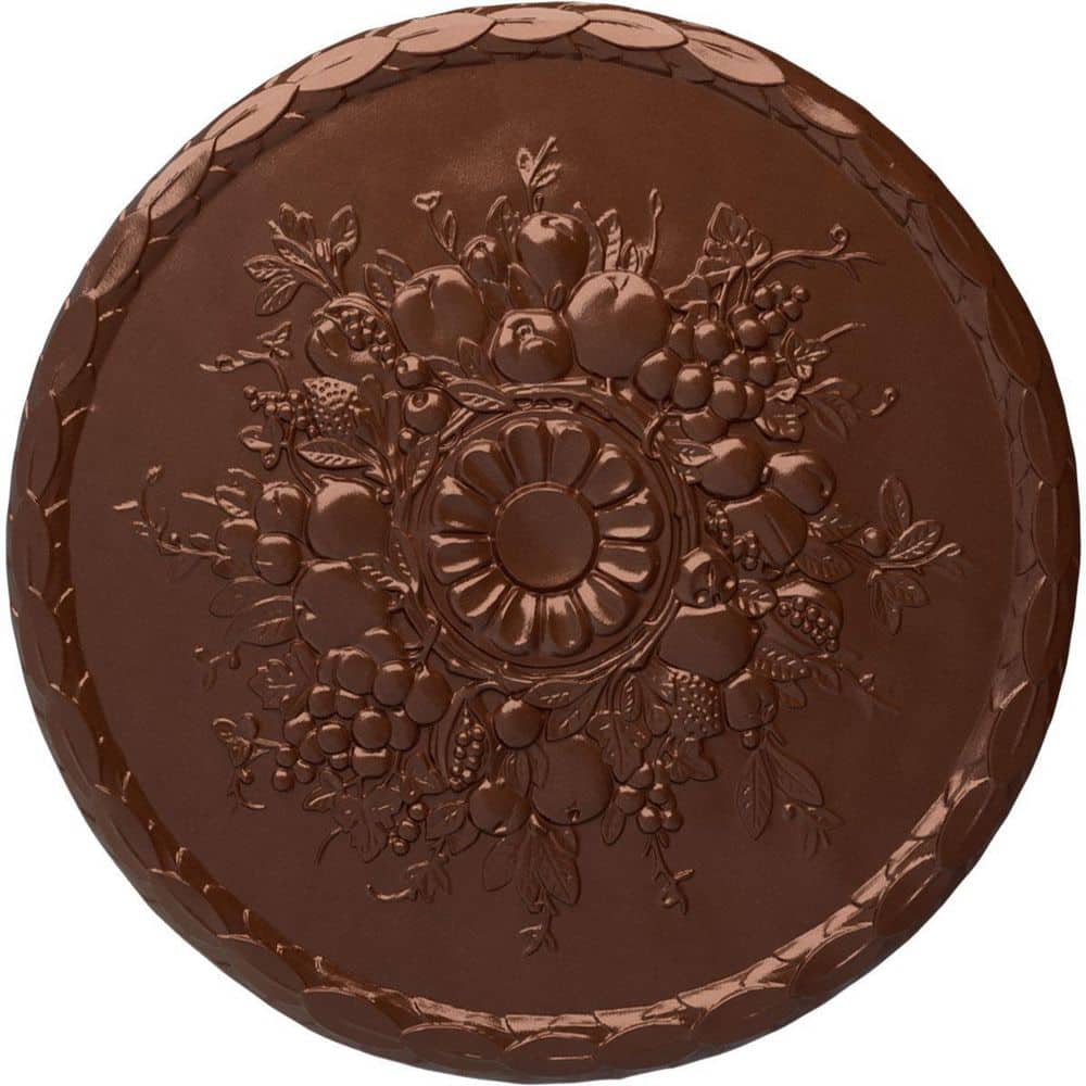1-1/4 in. x 22-1/2 in. x 22-1/2 in. Polyurethane Anthony Harvest Ceiling Medallion, Copper Penny price history on PriceWatchPro