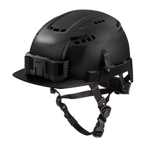 BOLT Black Type 2 Class C Front Brim Vented Safety Helmet