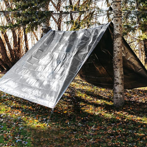 Gorilla 6 ft. W x 8 ft. L Silver Heavy Duty Tarp 97050 - The Home