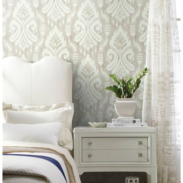 York Wallcoverings 60.75 sq. ft. Hawthorne Ikat Wallpaper