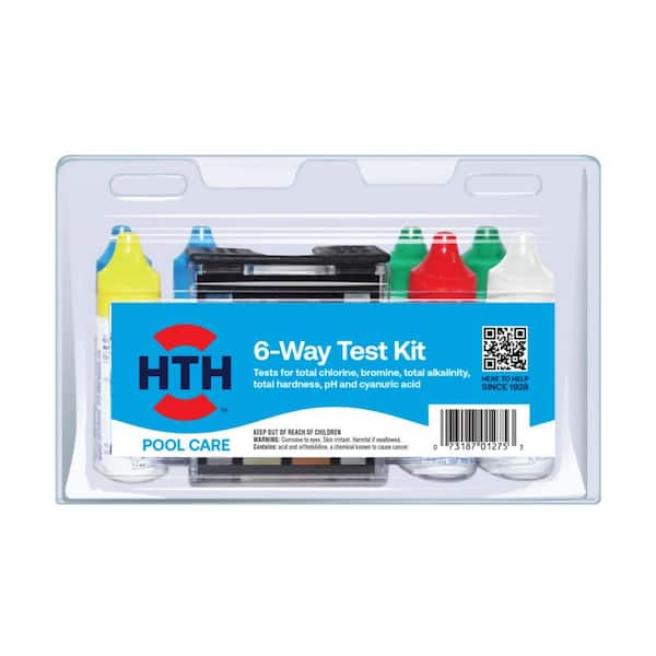 HTH Pool Care 6-Way Test Kit 1275 - The Home Depot