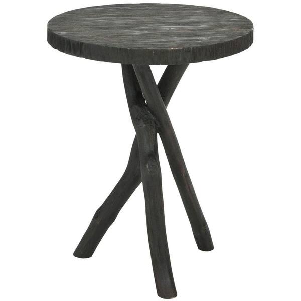 Safavieh Quinn Tripod Black Round End Table