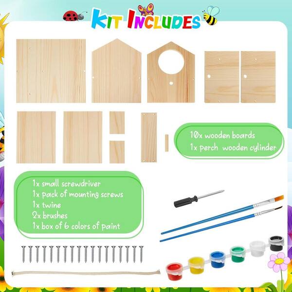 Craft Embellishments: Wooden Watering Cans: 6pk