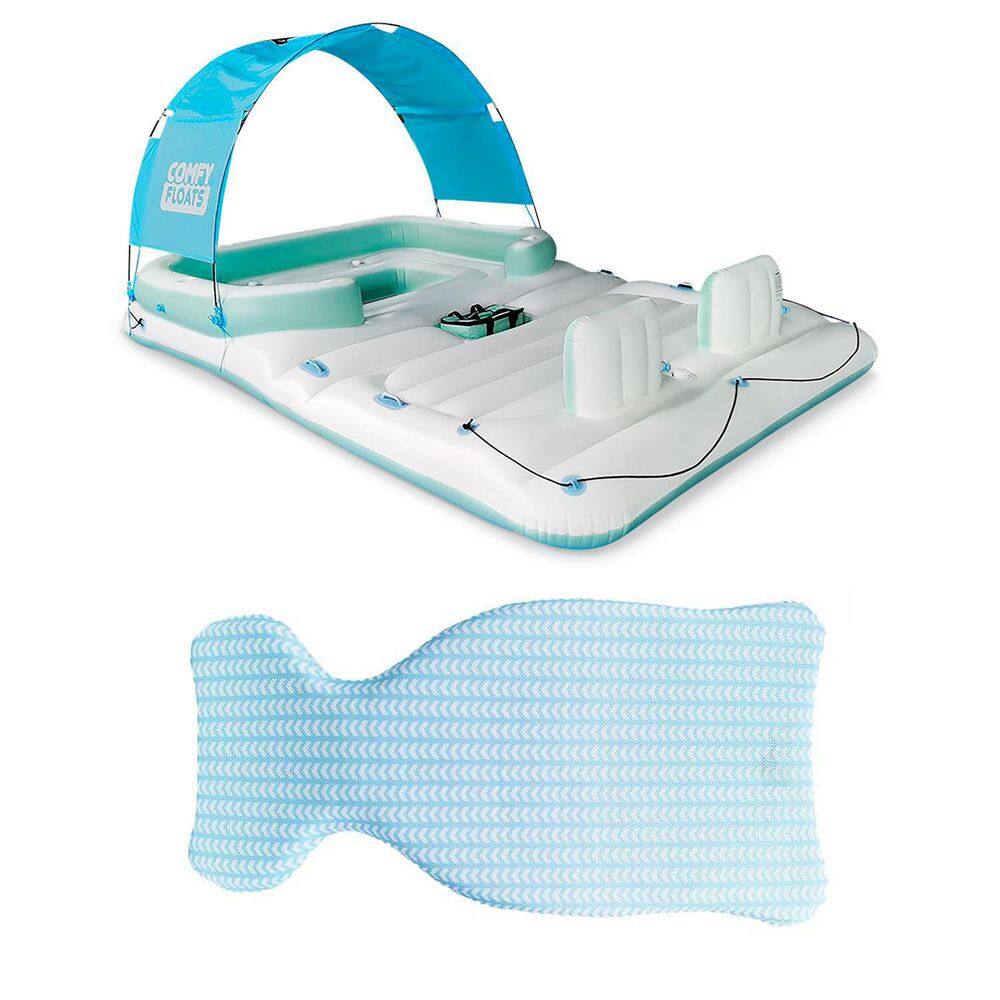 COMFY FLOATS 13 ft. Misting Platform and Single Person Saddle Float