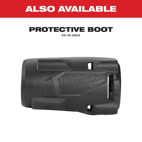 Milwaukee - M18 FUEL 18V Lith-Ion Brushless Cordless 3/8 in. Compact Impact Wrench w/(3) High Output Battery Pack 6.0Ah