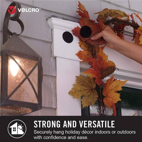 Velco Industrial Strength Sticky Back Strips (2 4 x 2 Black