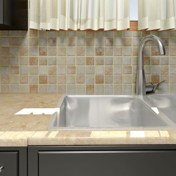 Colorado Quad Adobe 12-1/2 in. x 12-1/2 in. Porcelain Mosaic Tile (11.1 sq. ft./Case)