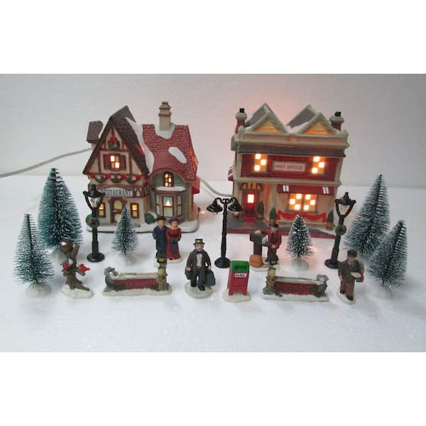 Home Accents Holiday 5.98 in H Christmas Village Set - School