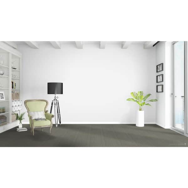 Dovetail - Hearth - Gray 45 oz. SD Polyester Pattern Installed Carpet