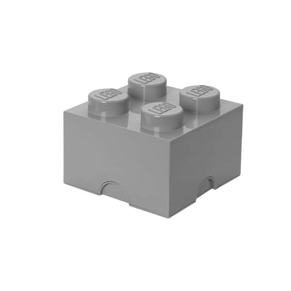 LEGO Medium Stone Grey Stackable Box