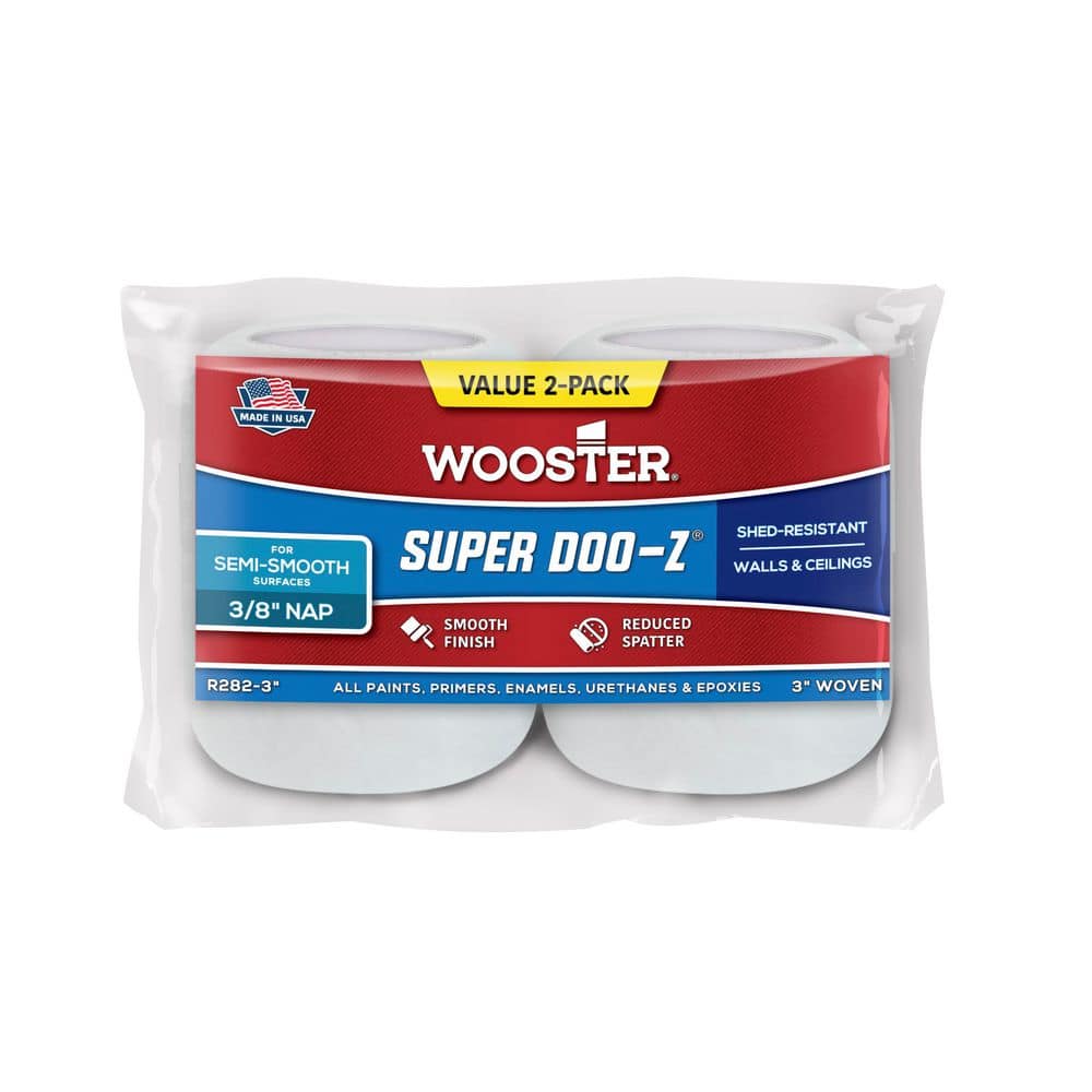 Wooster 3 in. x 3/8 in. High-Density Super Doo-Z Roller Cover (2