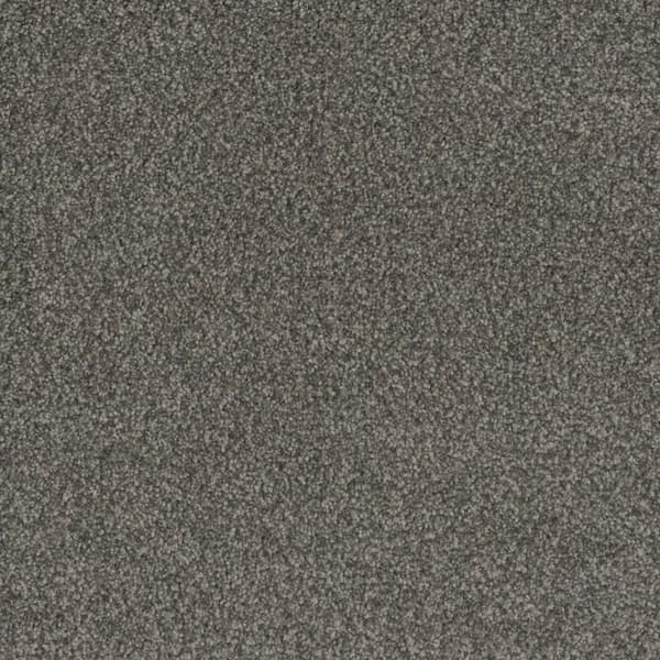Home Decorators Collection Westchester II - Magnet - Gray 60 oz. Polyester Texture Installed Carpet