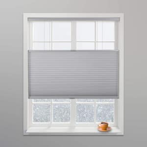 Gray Cordless Top Down Bottom Up Light Filtering Polyester Cellular Shade 29.5 in. W x 60 in. L