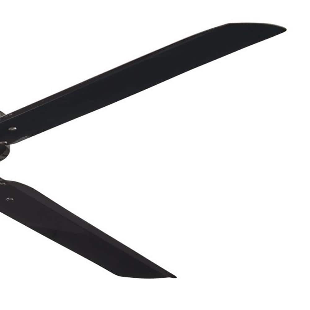 54" Gun Metal Industrial Ceiling Fan with Remote and Lighting