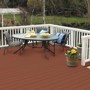 5 gal. #SC-130 California Rustic Solid Color Waterproofing Exterior Wood Stain and Sealer