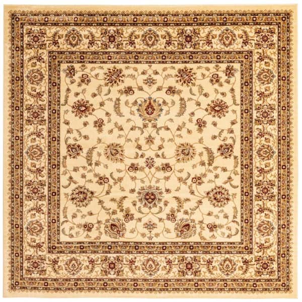 Unique Loom Voyage St. Louis Ivory 8' 0 x 8' 0 Square Rug
