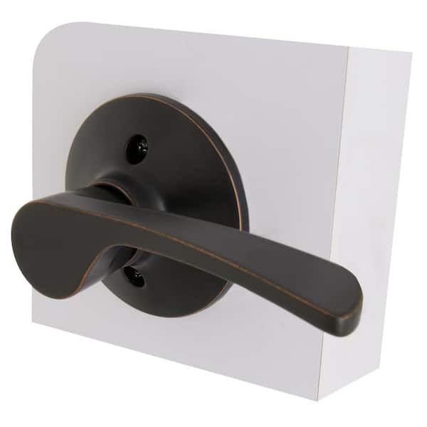 Kensington Aged Bronze Right Handed Dummy Door Lever