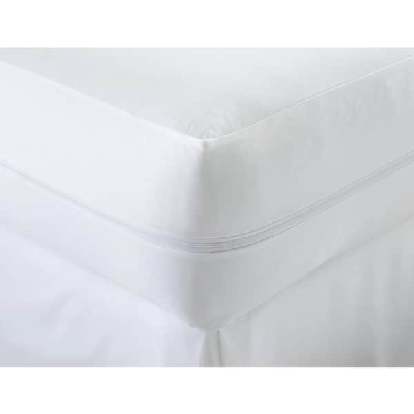 Becky Cameron Premium California King Bed Bug And Spill Proof Zippered Microfiber Mattress Protector Ieh Bedbug Ck The Home Depot Becky Cameron Premium California King, California King Bed Bug Mattress Cover