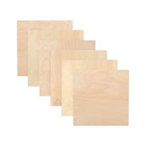 1/8 in. x 1 ft. x 1 ft. Hardwood Plywood Project Panel (6-Pack)