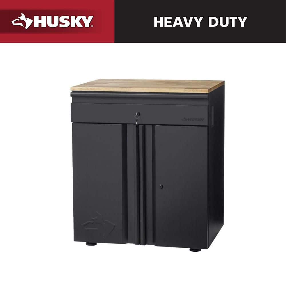 28 in. W x 36 in. H x 21.5 in. D Heavy Duty Pre-assembled Welded 19-Gauge Steel 1-Piece Garage Storage System in Black price history on PriceWatchPro