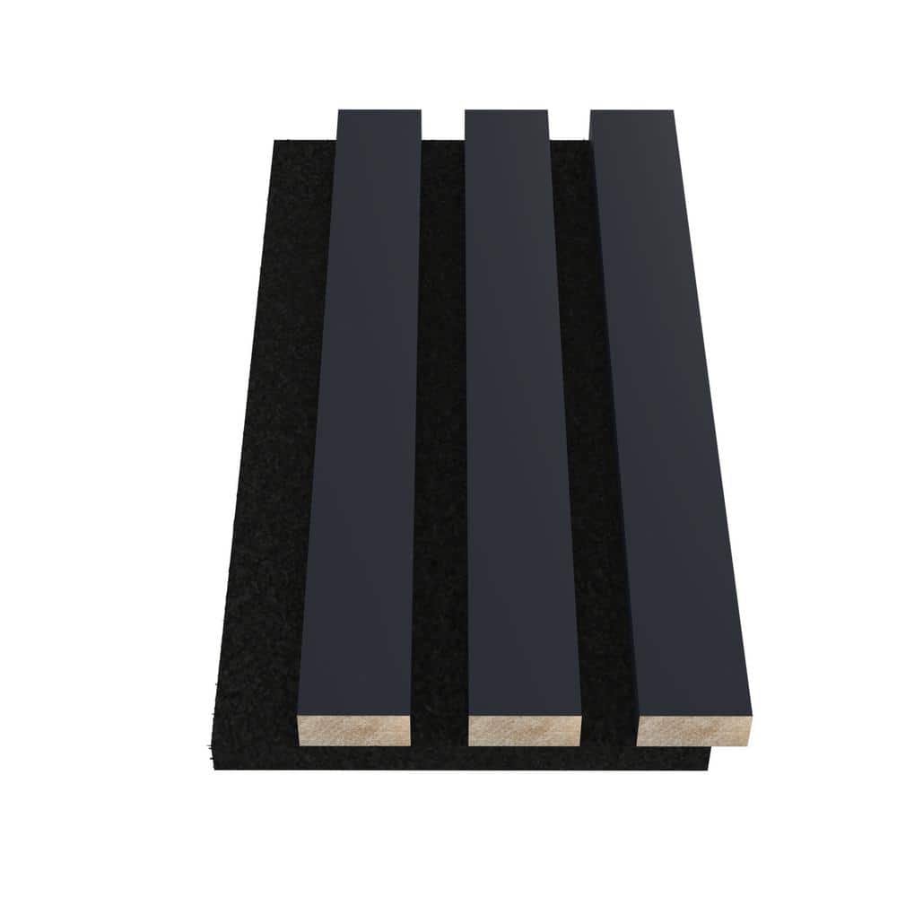 Sample 10 in. x 6 in. x 0.8 in. Acoustic Vinyl Wall Cladding Siding Board in DarkBlue Color price history on PriceWatchPro
