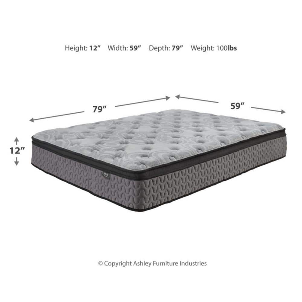Luxury King Eurotop Innerspring Mattress with Water-Resistant Cover