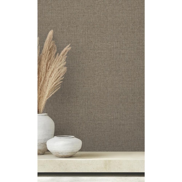 Warner Clarkson Bronze Woven Wallpaper Sample
