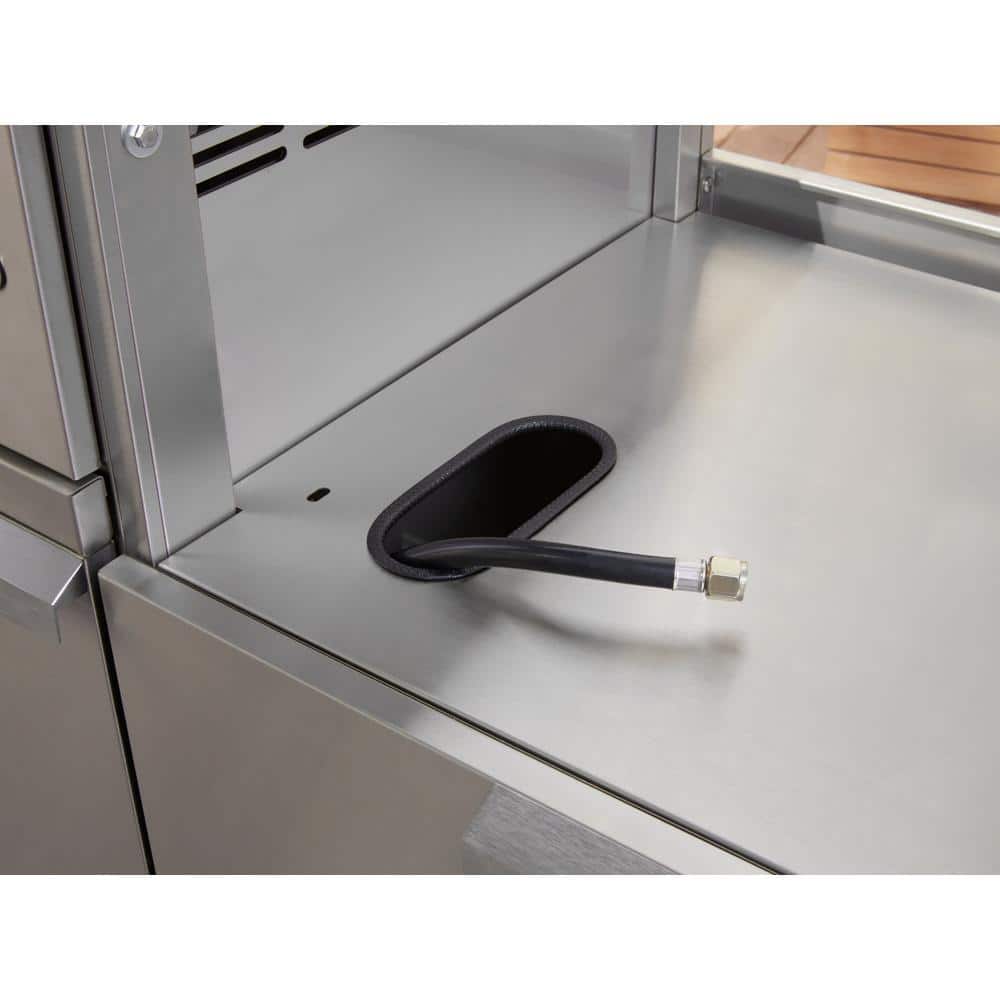 Stainless Steel 33-Inch Outdoor Kitchen Grill Cabinet