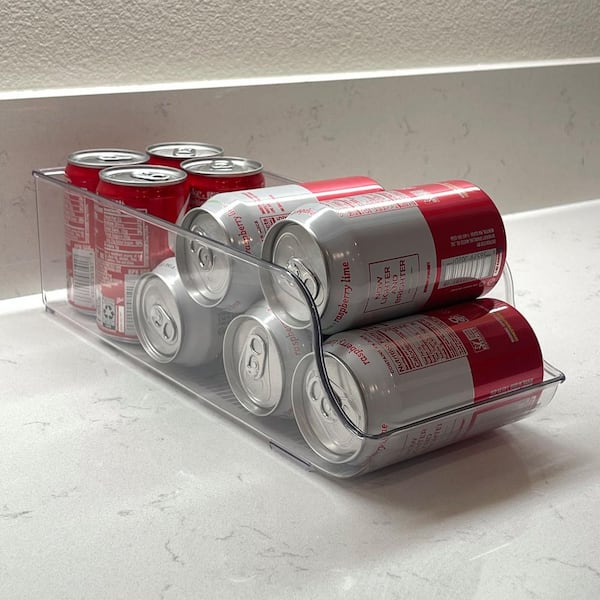 LEXI HOME Acrylic Can Holder Dispenser (2-Pack)