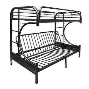 Eclipse Twin Over Black Full Metal Kids Bunk Bed